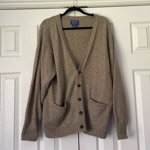 Pendleton wool cardigan sweater